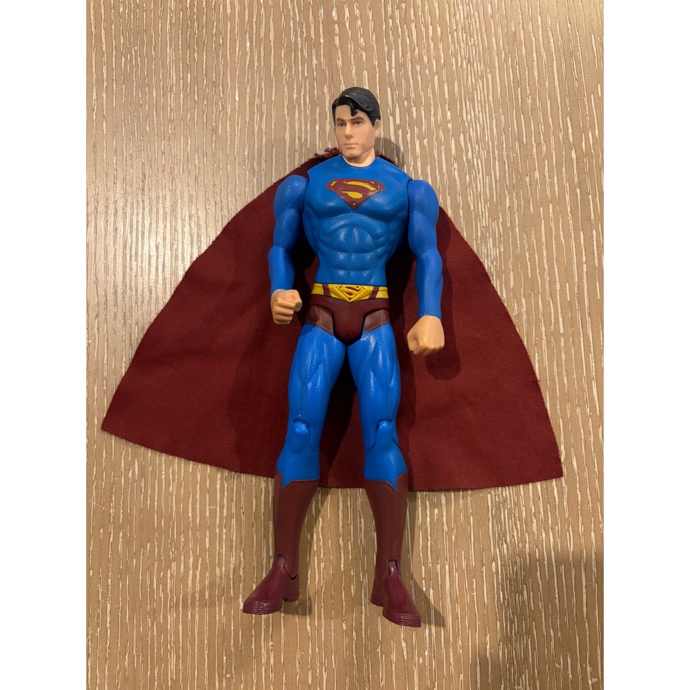 DC Comics Superman 10 inch Action Figure Blue Red Cape J7098 2006 Mattel Toy